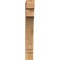Ekena Millwork Imperial Block Rough Sawn Bracket, Western Red Cedar, 4"W x 18"D x 30"H BKT04X18X30IMP05RWR - alternate 4